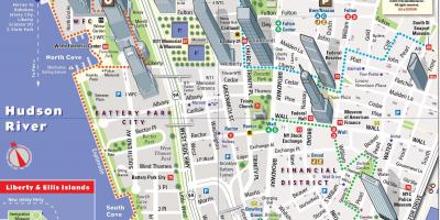 맨해튼 관광 지도